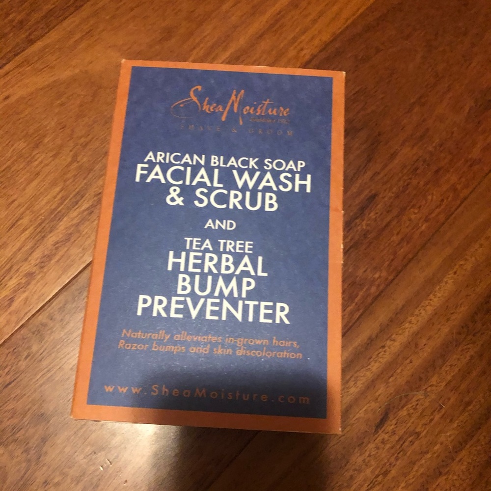 shea mousture facial wash kit